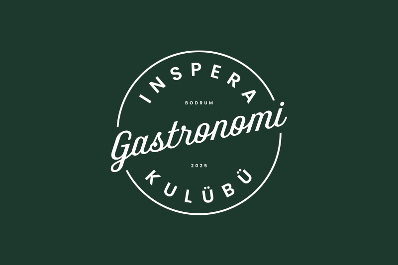 Inspera Gastronomy Club logo designed for a gastronomy and culture initiative in Bodrum.